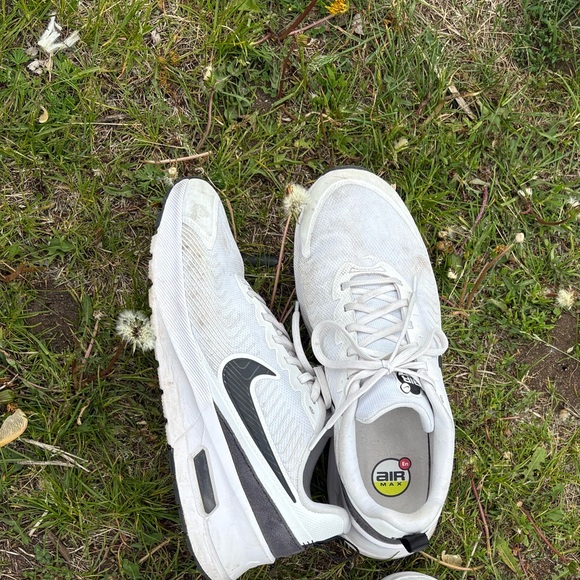 Nike Shoes - Nike White and Black Air Max Women's Athletic Shoes